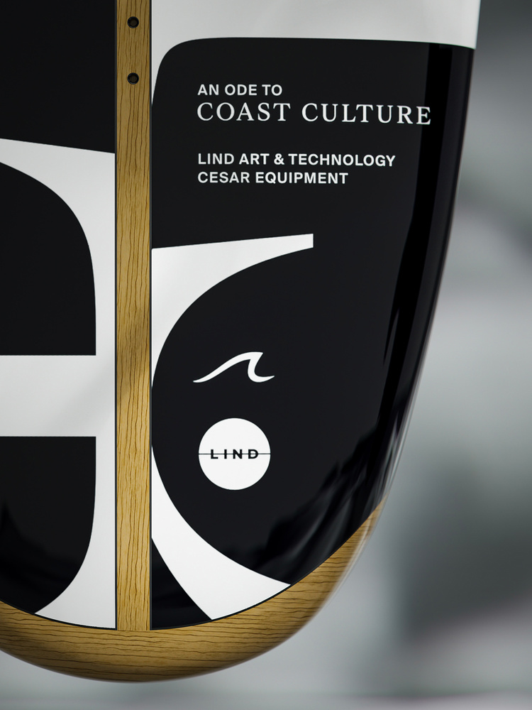 LIND X Cesar Equipment Electric Surfboard